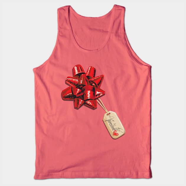 Live in the Christmas Present Tank Top by ElephantShoe